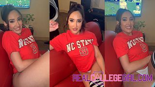 NC State Girl Wants To Watch Football And Fuck - Chloe Amour